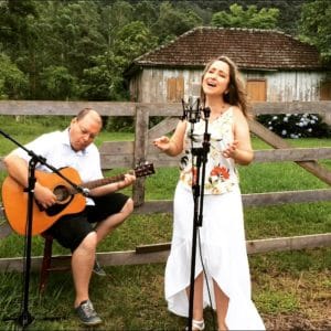 Carlos Dinarte e Camila Paes