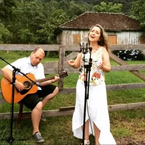 Carlos Dinarte e Camila Paes
